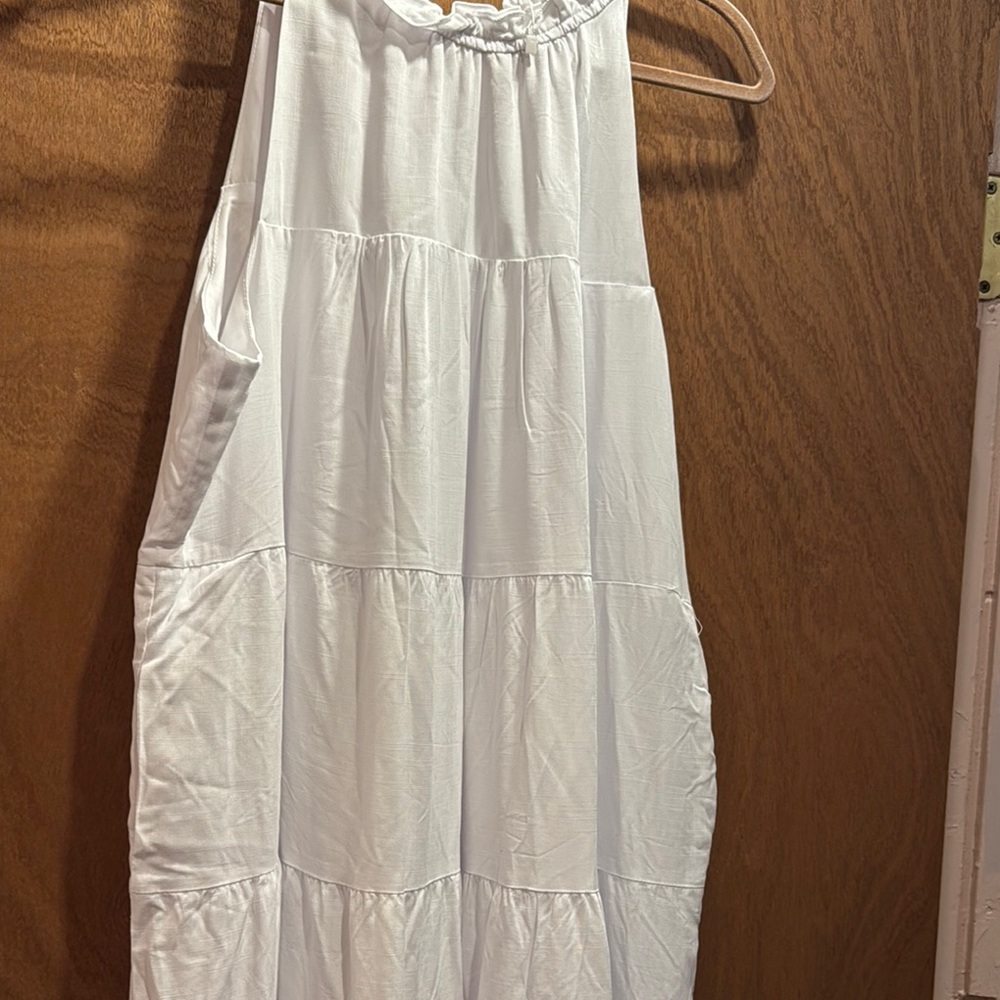 Elegant White Women's maxi dress XL